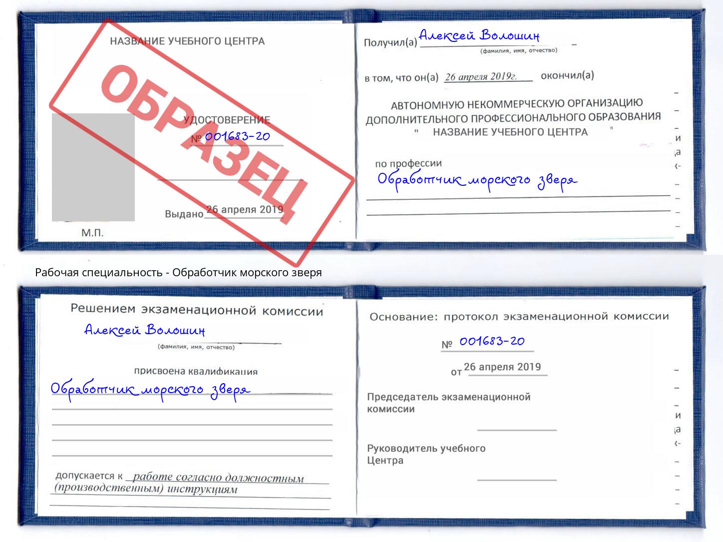 Обработчик морского зверя Сорочинск